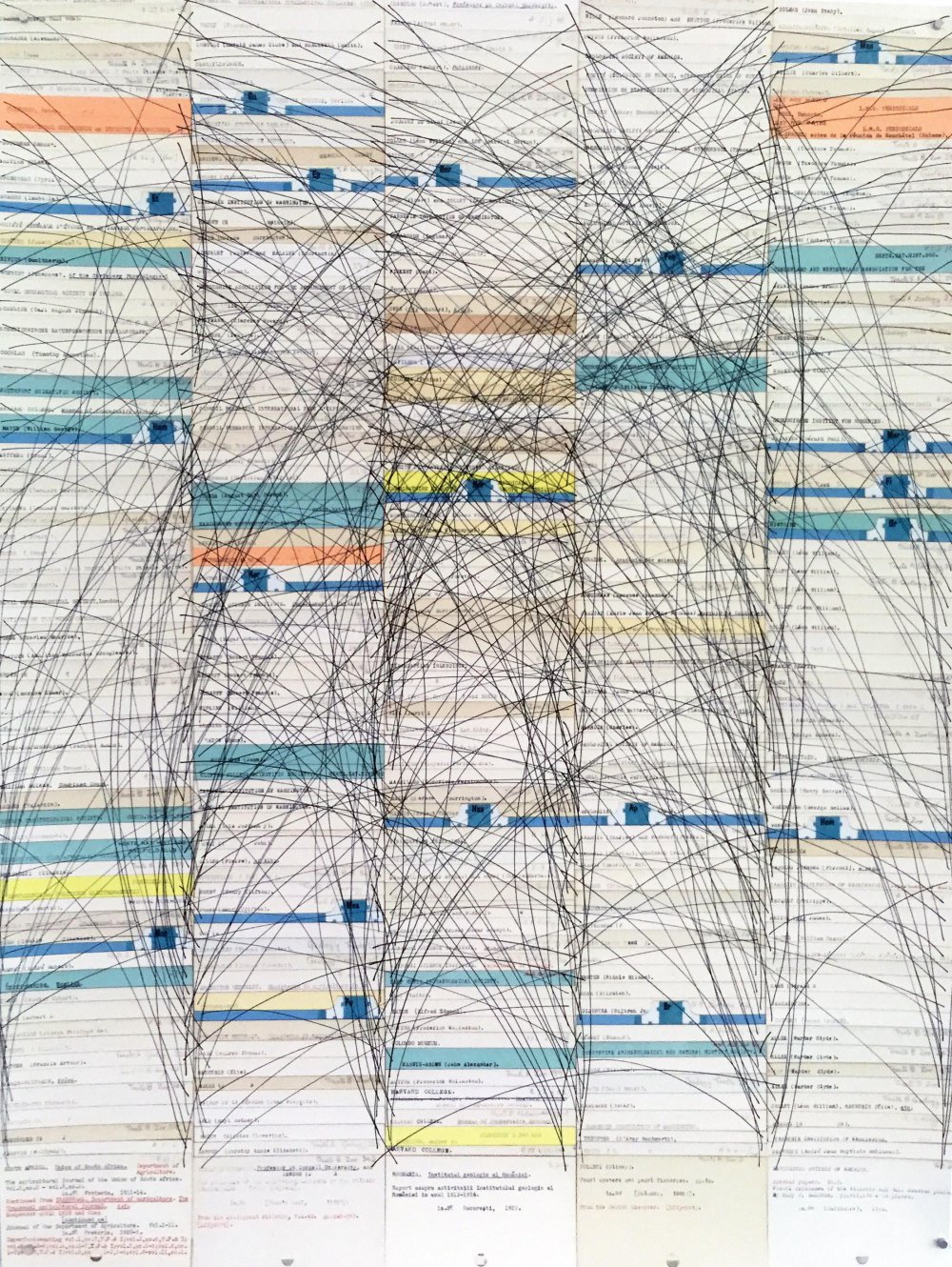 Katherine Murphy, Arkwright Work Task: Filing (by No. of consonants in first line), 2016