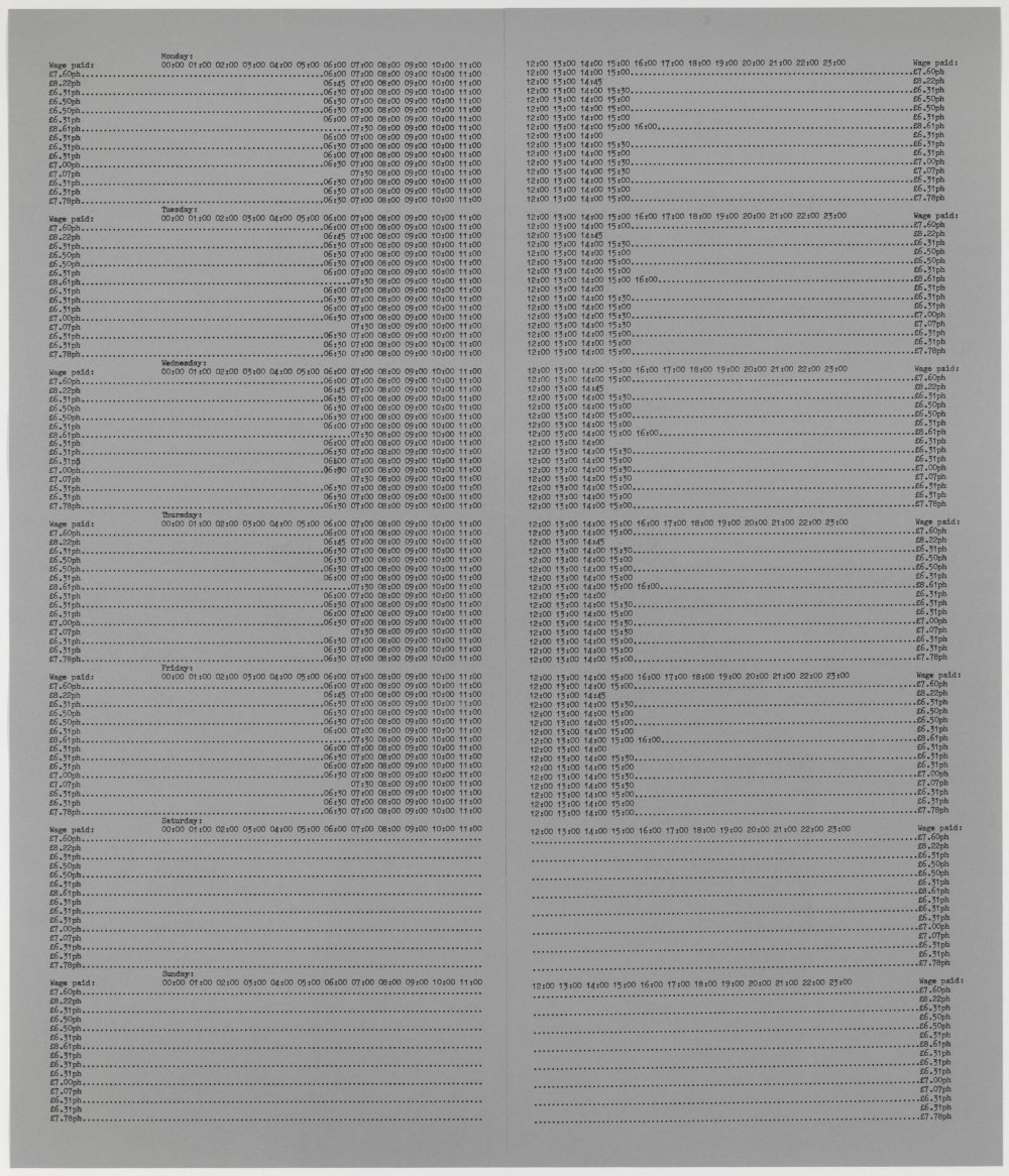 Katherine Murphy, CV: Refuse Collector, 2014