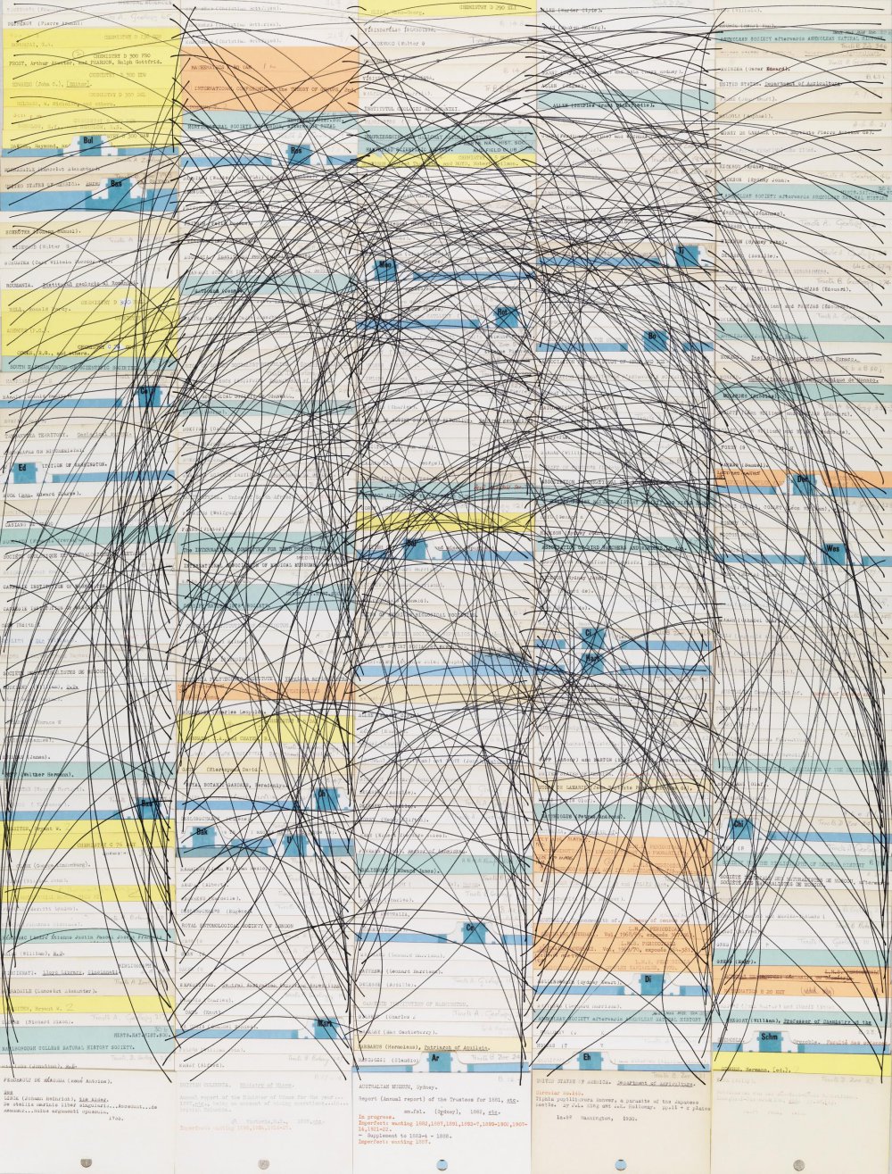 Katherine Murphy, Arkwright Work Task: Filing (alphabetically), 2016