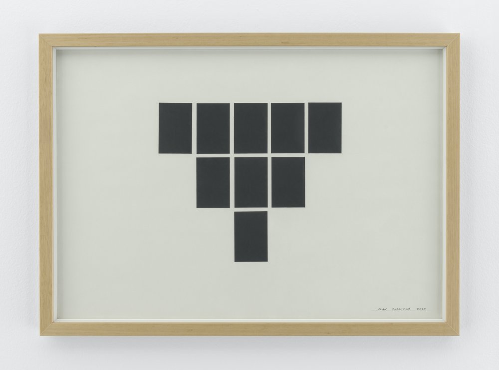 Alan Charlton, Pyramid Grid Painting, 2010