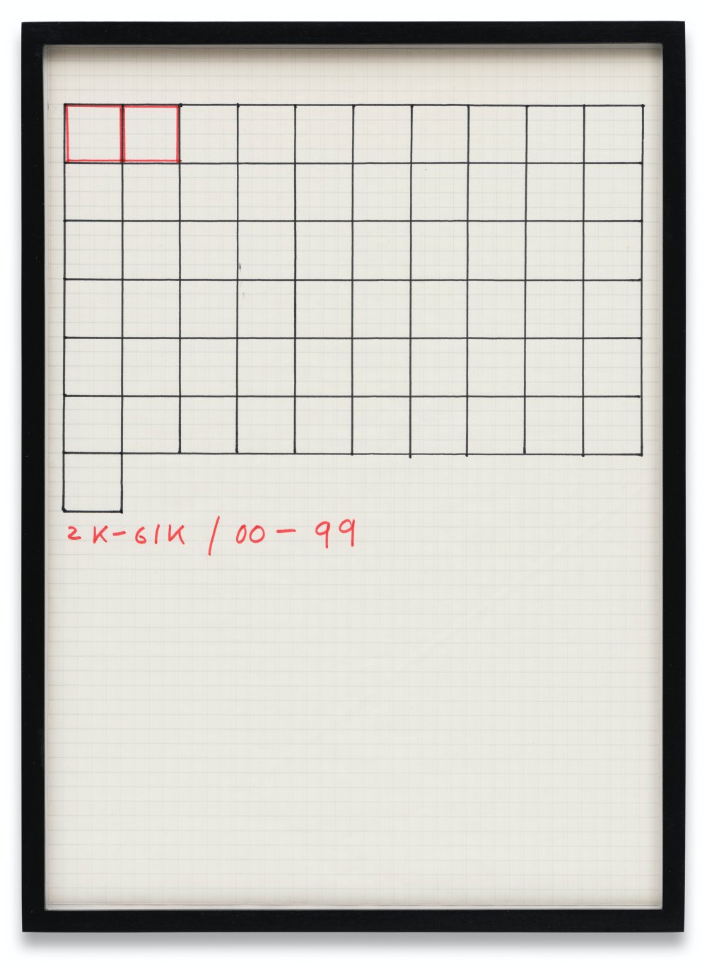 Hanne Darboven, Untitled, 1971