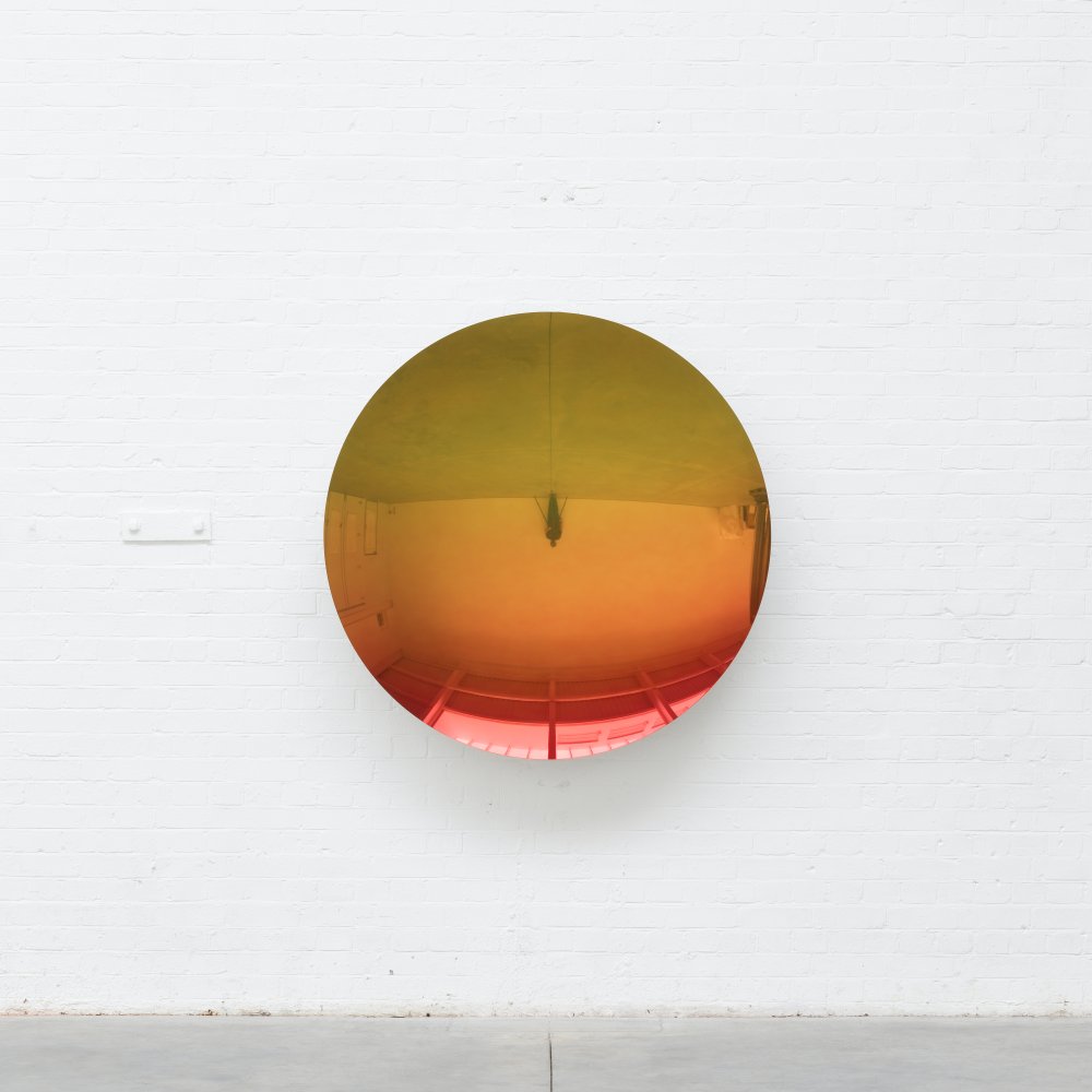 Anish Kapoor, Mirror (Lime and Apple Mix to Brandy Red), 2017 