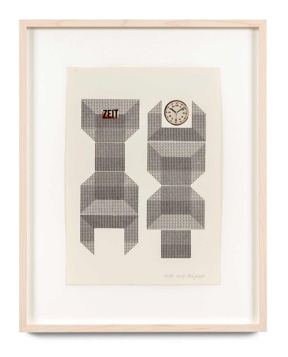 Ruth Wolf-Rehfeldt, Figurations collagiert, 1980s