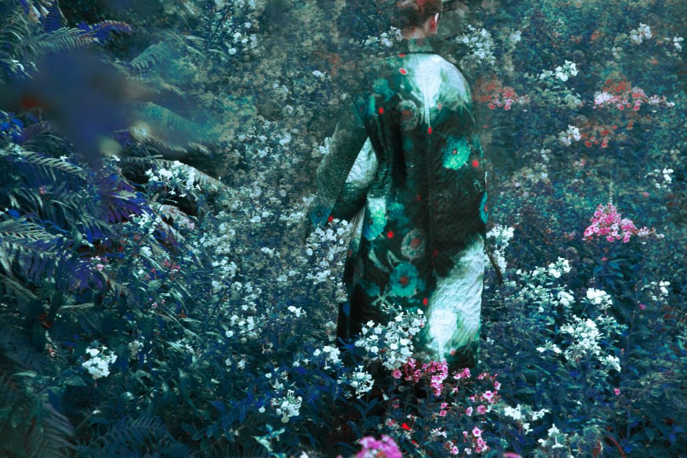 Erik Madigan Heck, Turquoise and Pink Garden, The Garden, 2018