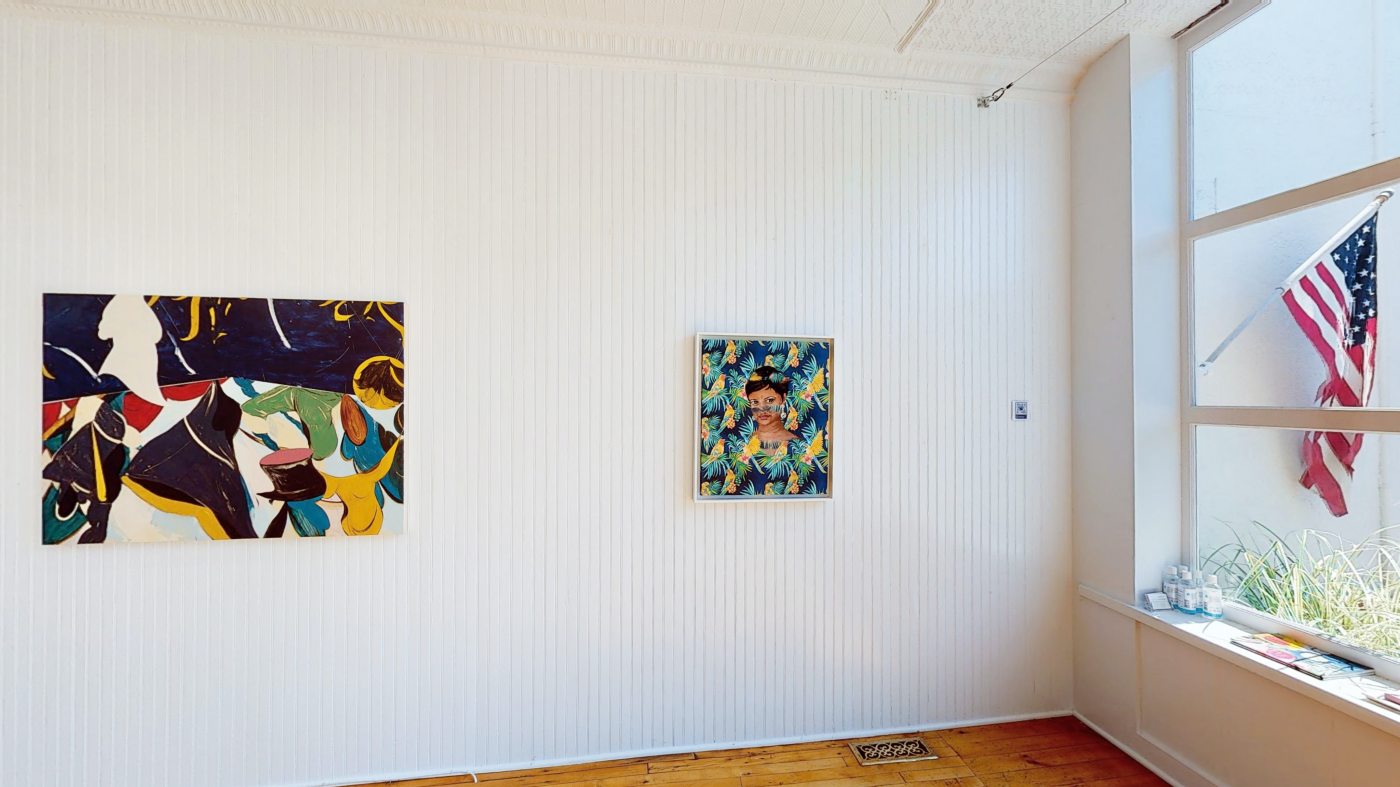 Installation image for Look Again: A Survey of Contemporary Painting, at Hollis Taggart