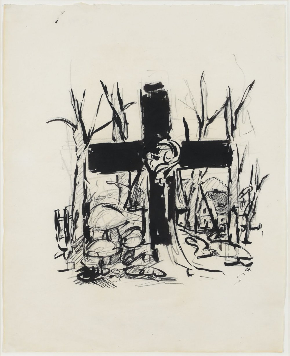 Georg Baselitz, Saxon Motif, 1965