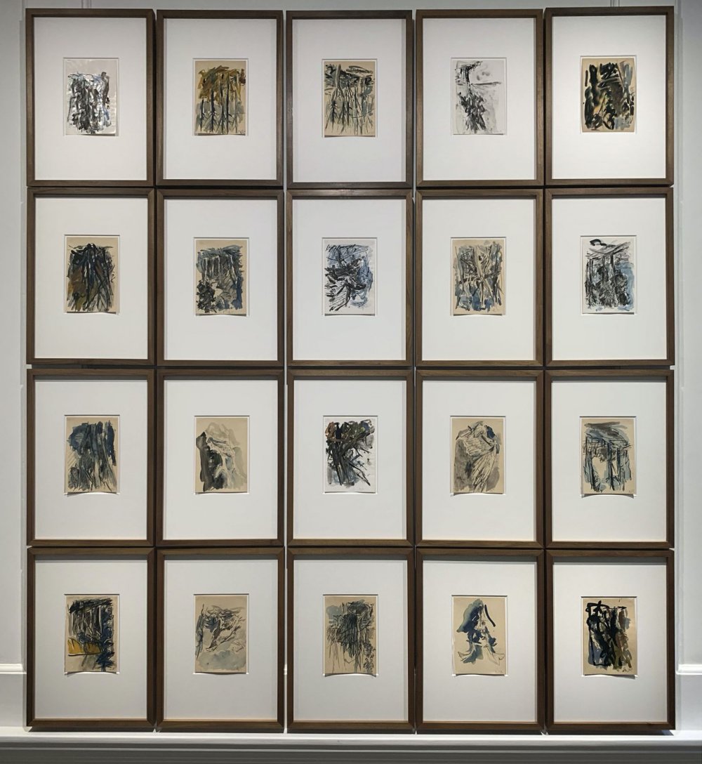 Georg Baselitz, Untitled (Saxon Motif), Untitled (Eagle’s Wing), Untitled (Eagle), 1975