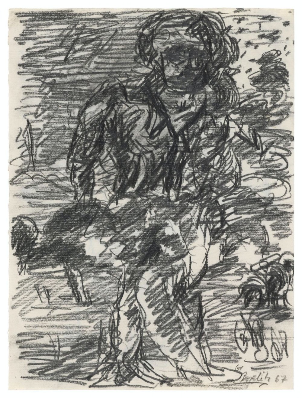 Georg Baselitz, Untitled, 1967