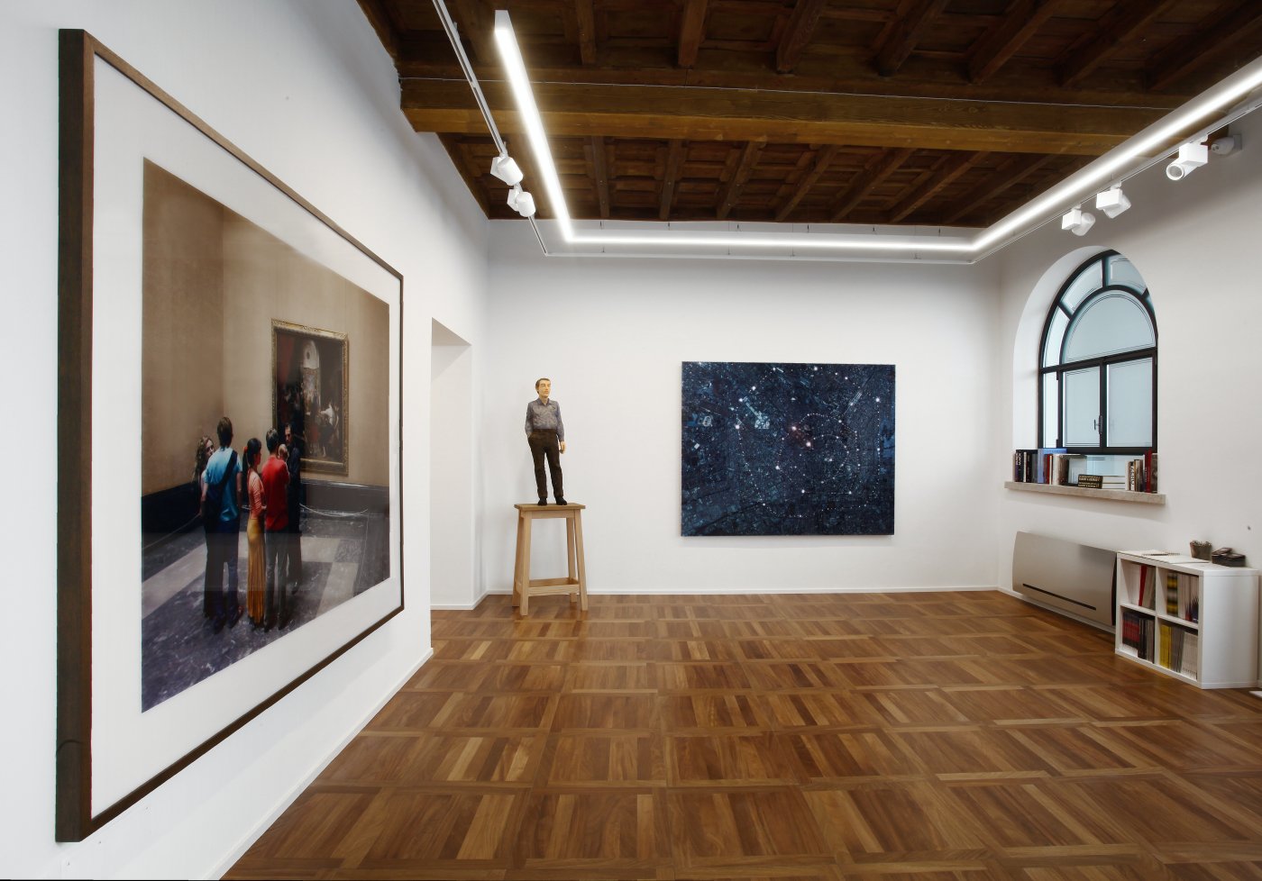 Installation image for Milano and the many artistic nuances, at Cortesi Gallery