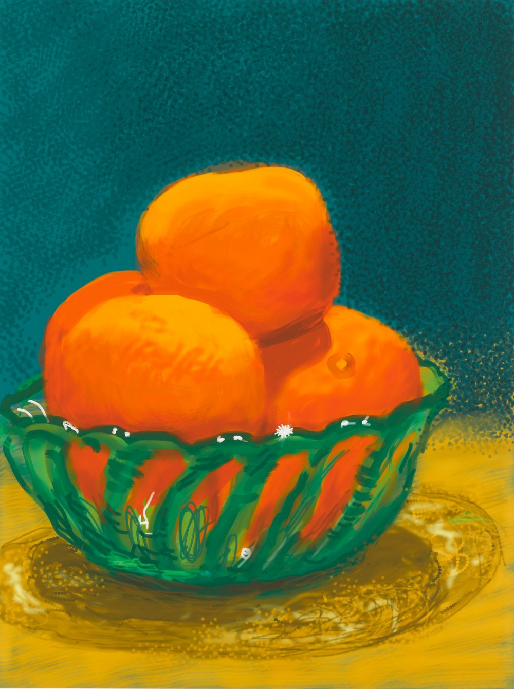 David Hockney, Oranges, 2011