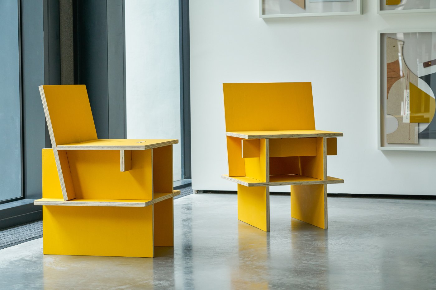 Mateo López, Sillas Núcleo (two chairs), 2020