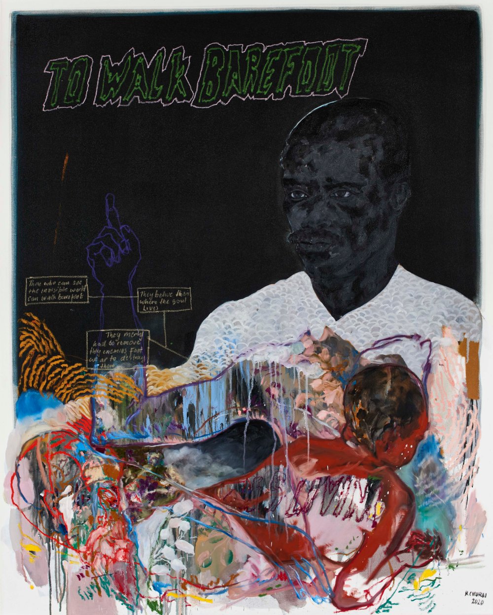 Kudzanai Chiurai, To Walk Barefoot, 2020
