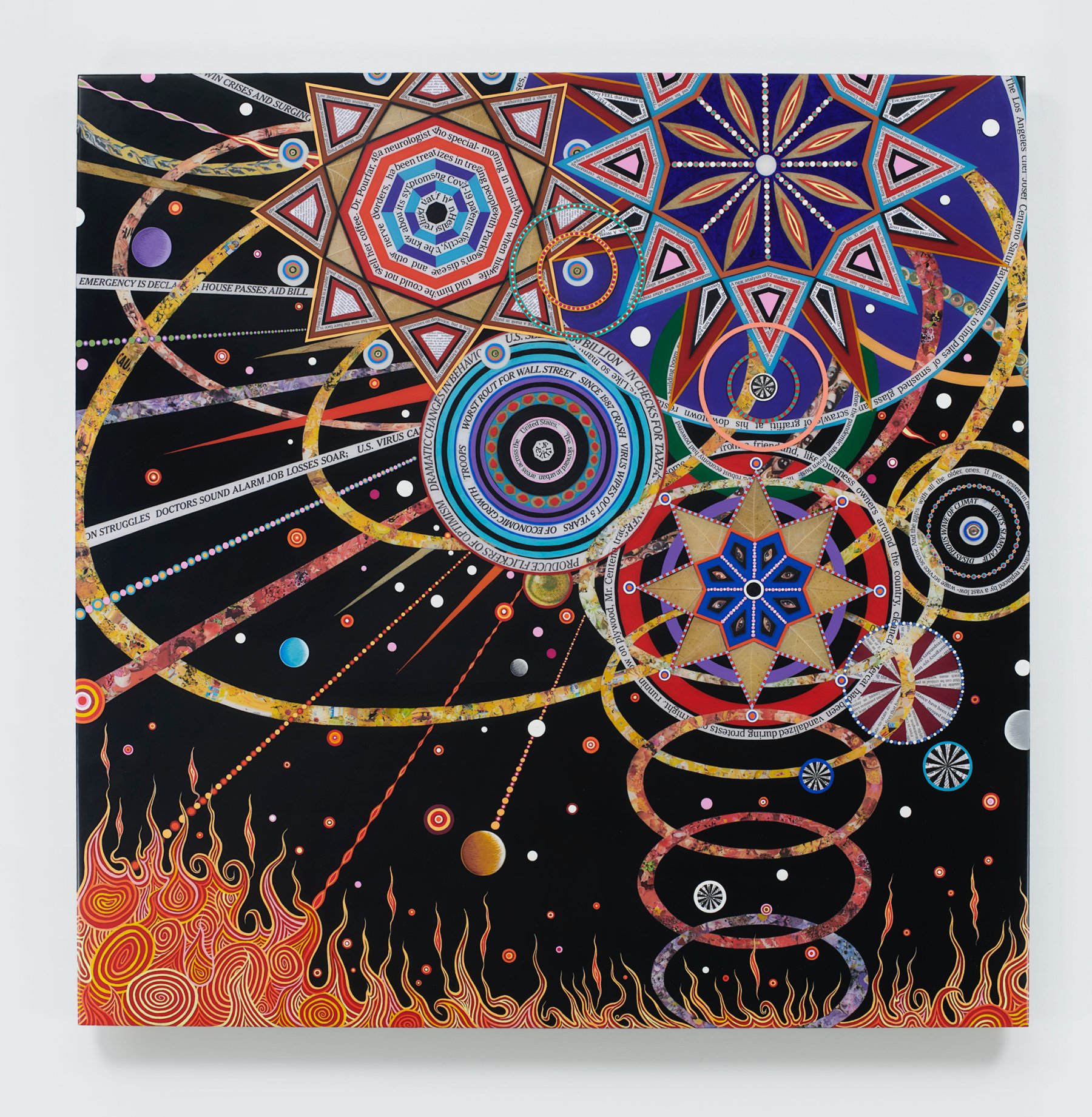 Fred Tomaselli, Untitled, 2020