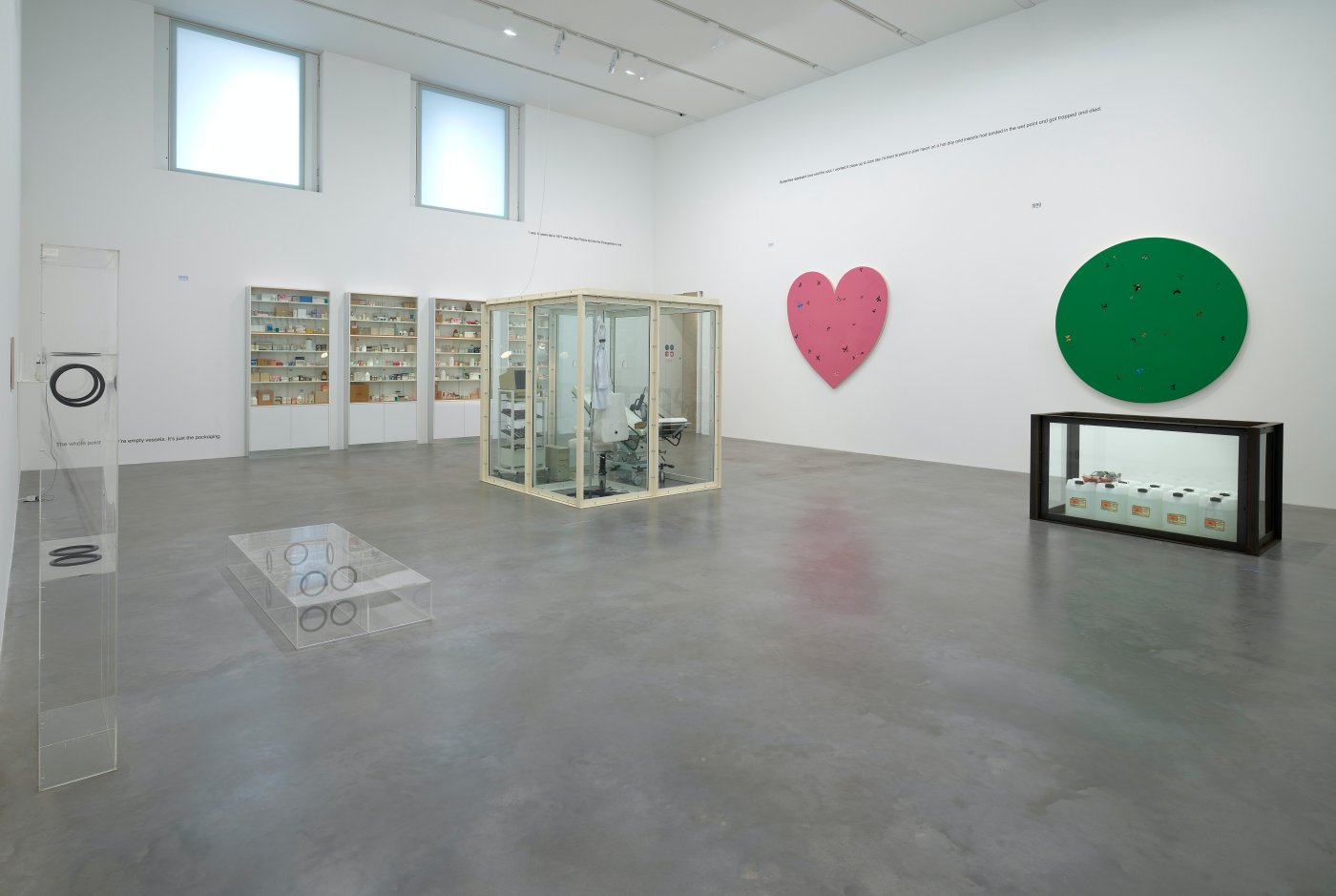 Installation image for Damien Hirst: End of a Century, at Newport Street Gallery