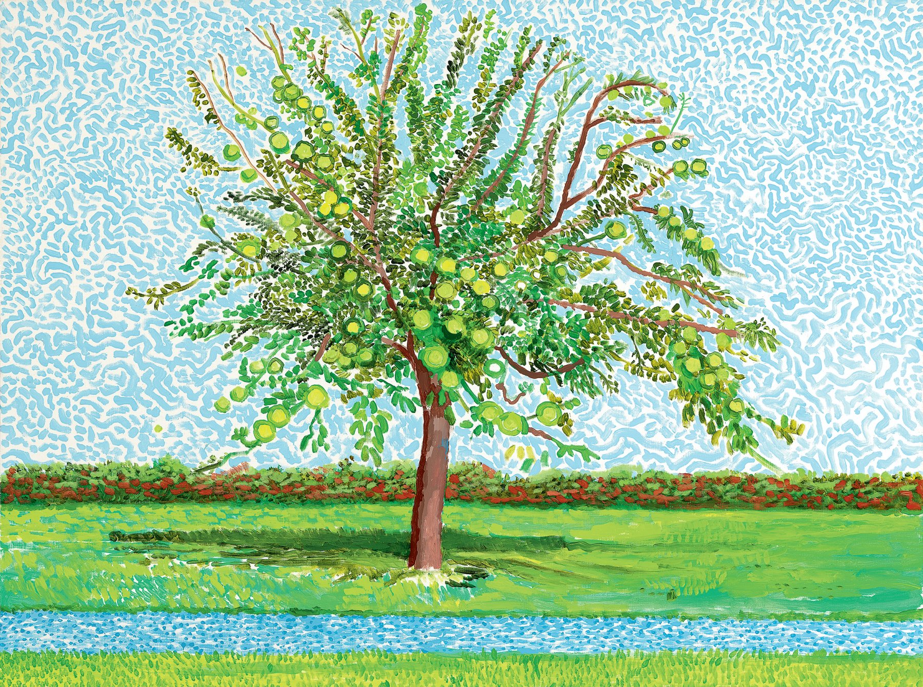 David Hockney, Apple Tree, 2019