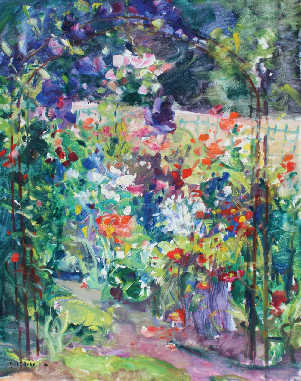Gaston Sébire, Jardin Fleuri