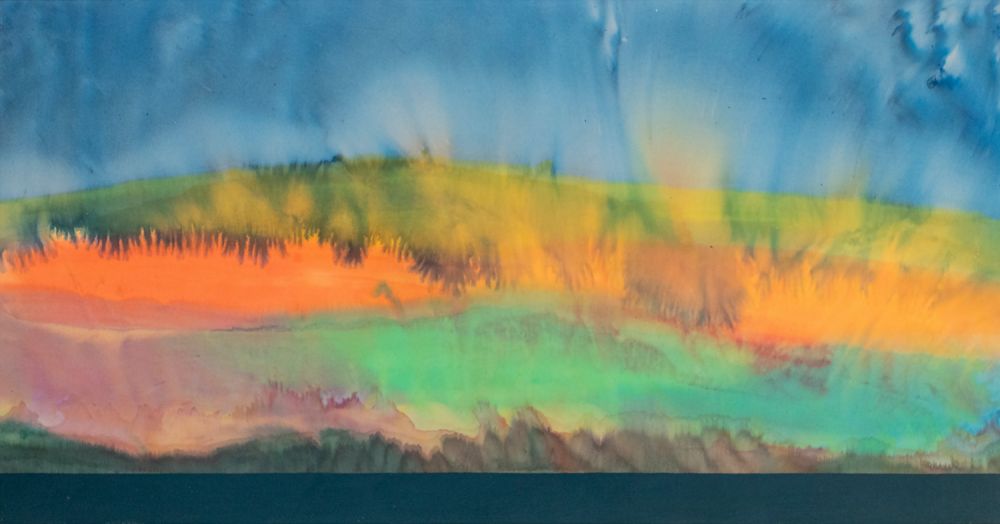 Ronnie Landfield, Across The Fall