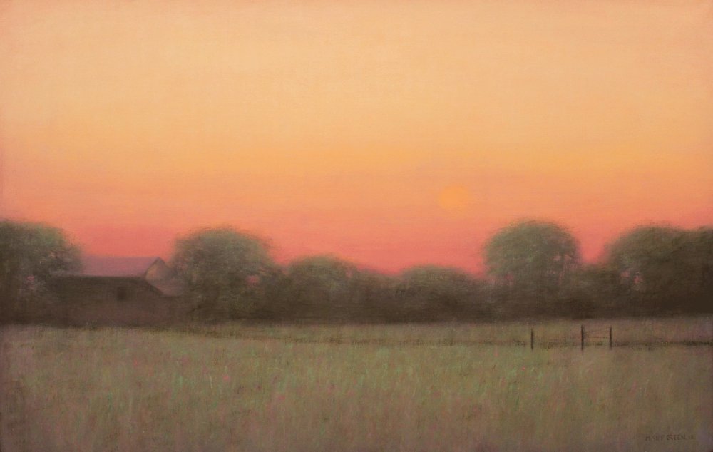 Mary Sipp Green, West Tisbury Fields at Sundown