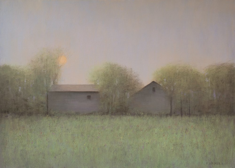 Mary Sipp Green, In Tisbury at Twilight