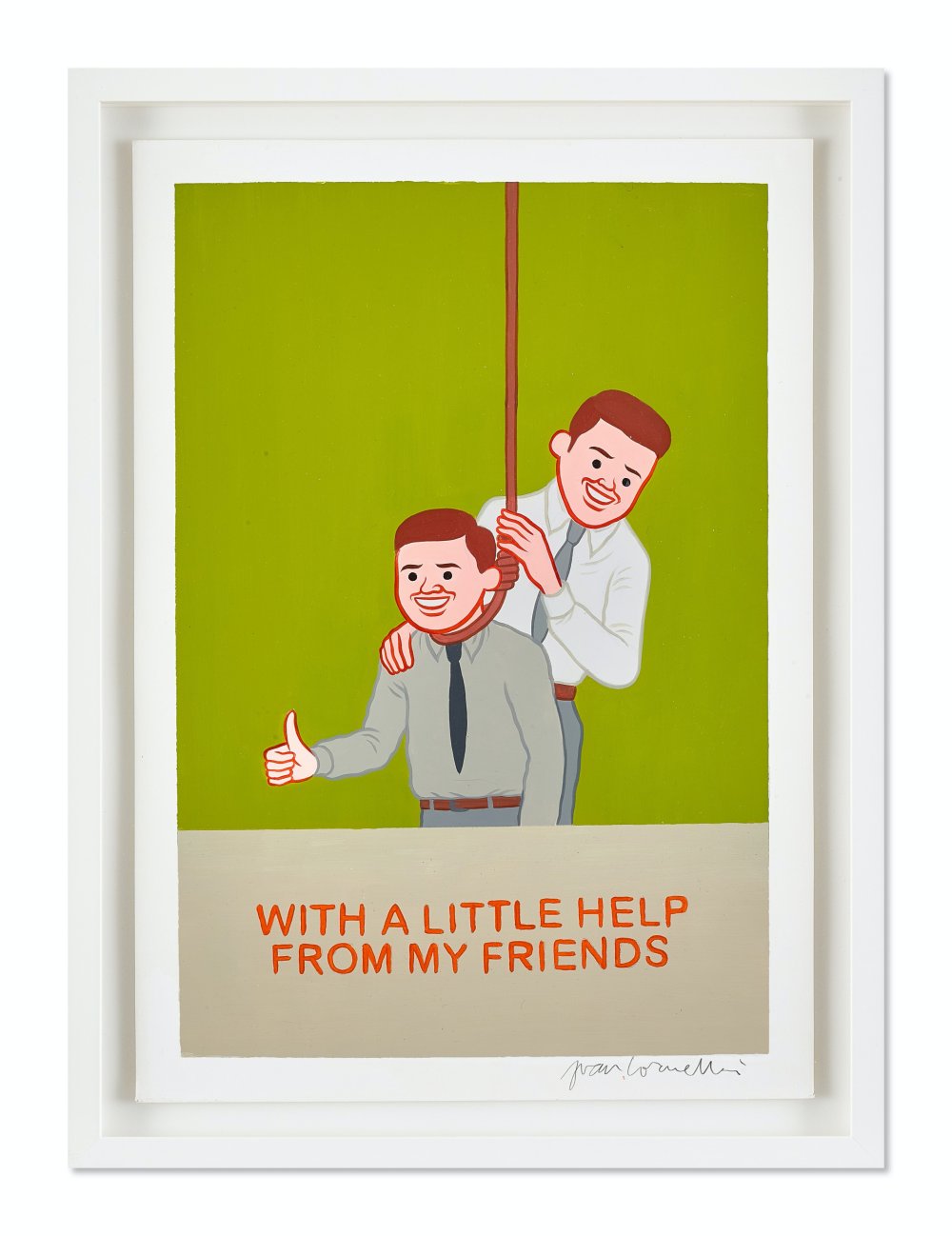 Joan Cornellà, With a little help, 2018