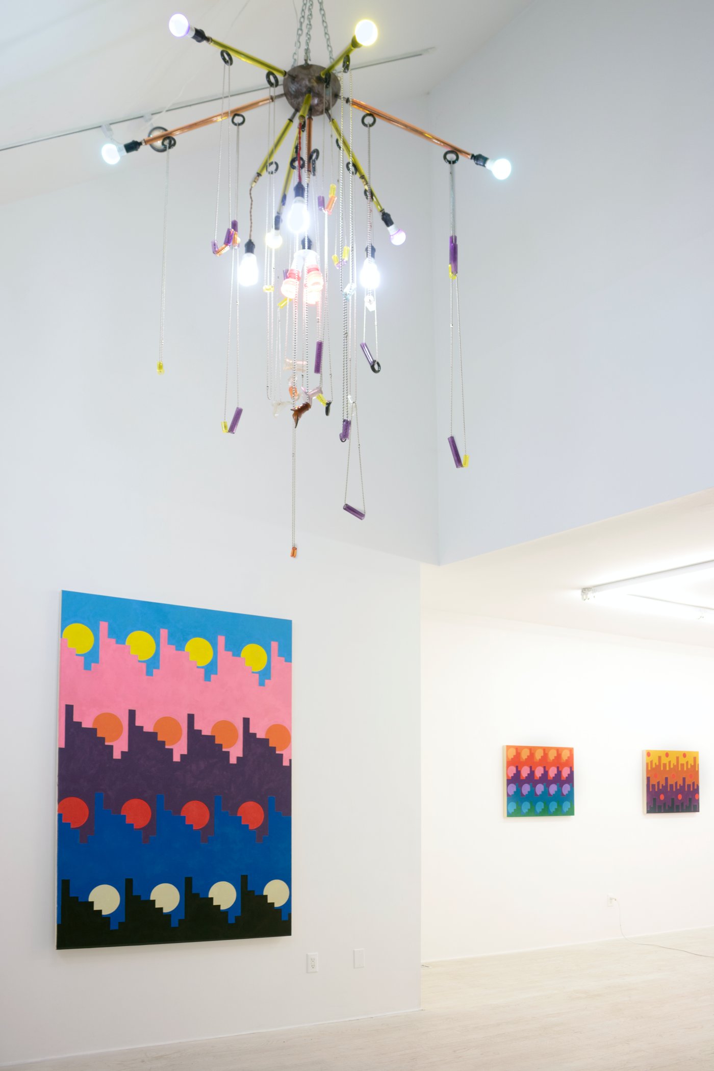 Installation image for NADA Miami 2020, at Halsey McKay Gallery