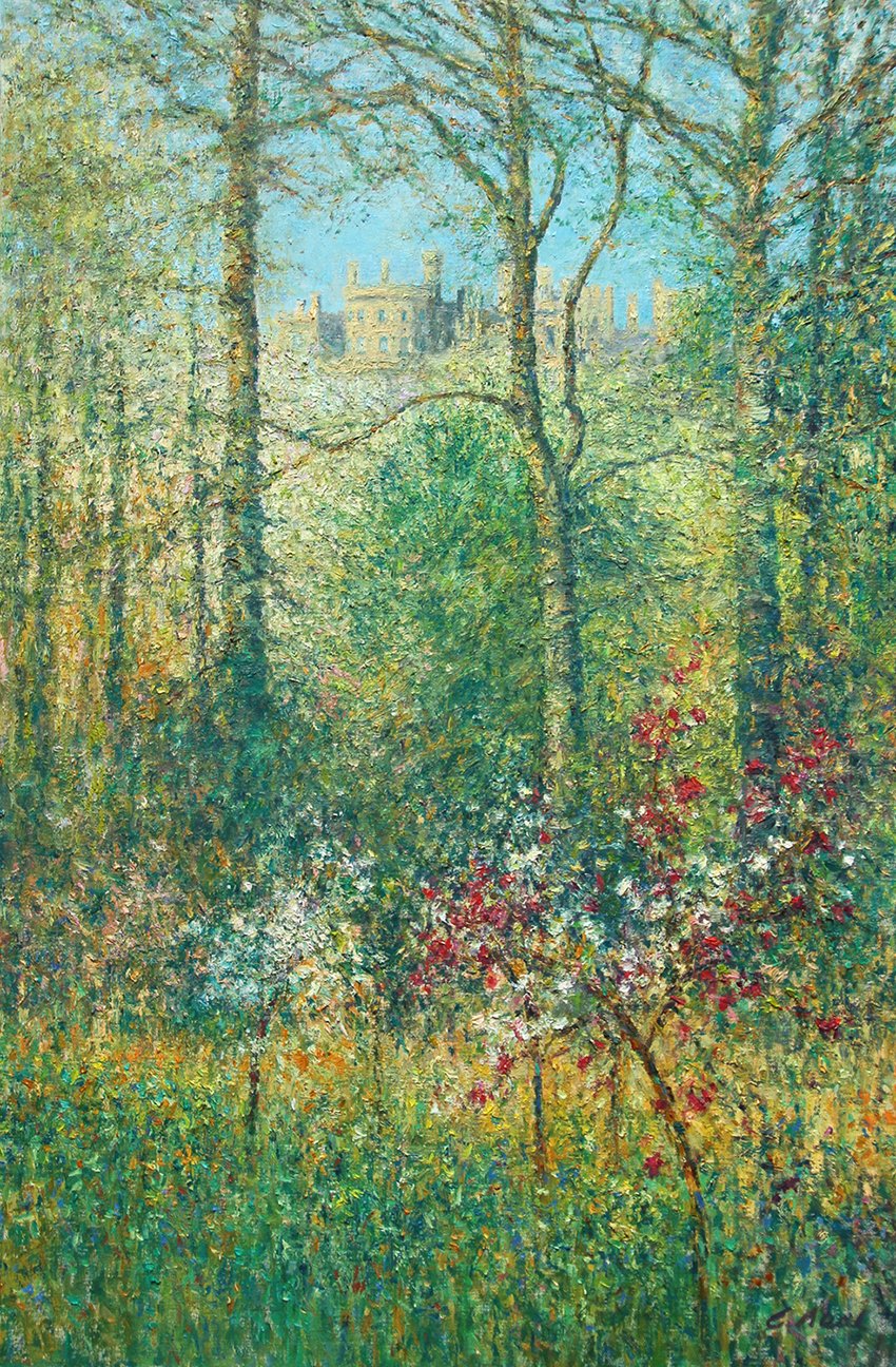 Charles Neal, View to the Castle near the Duchess Garden