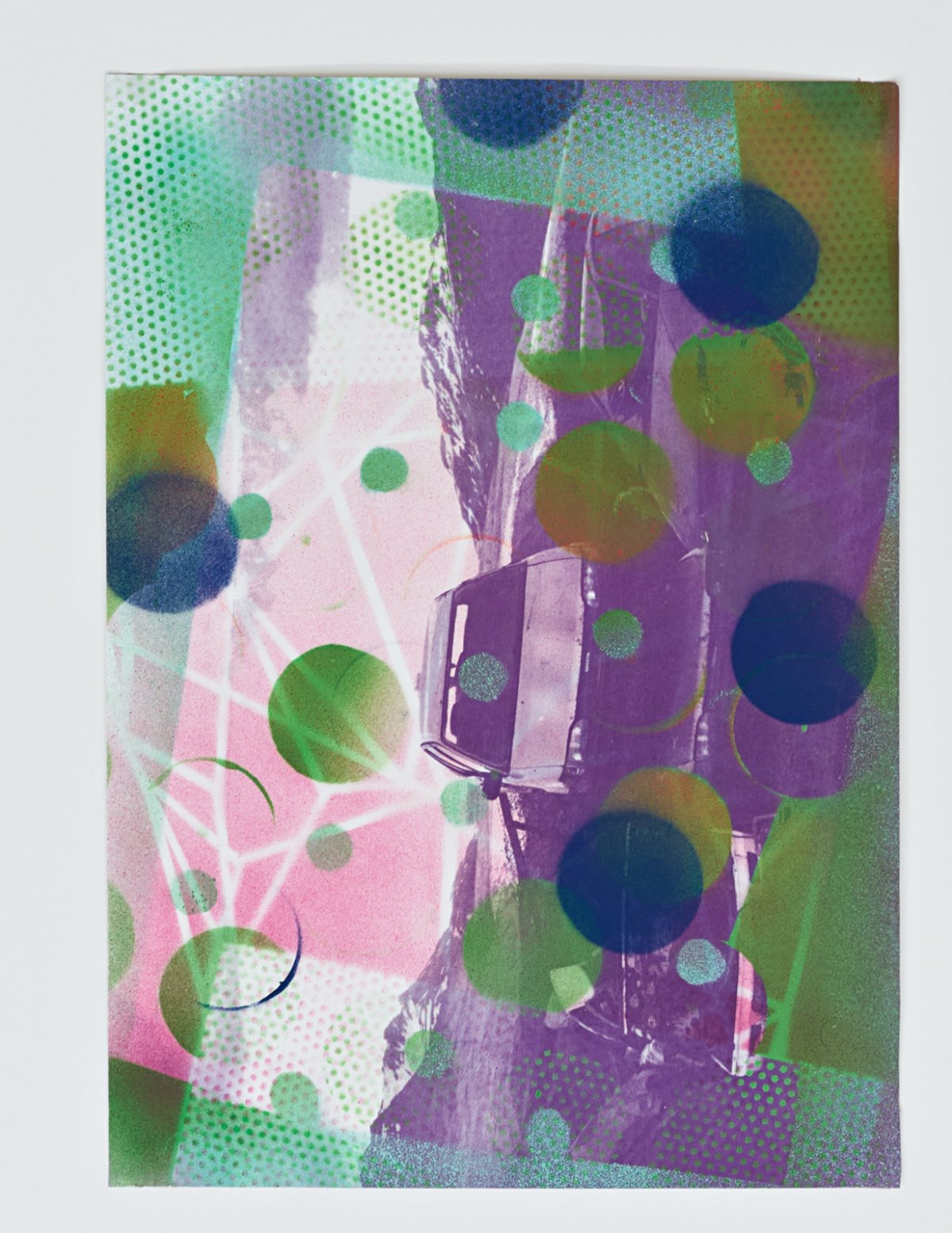 Paul Schwer, brain, cars and glaciers, 2020