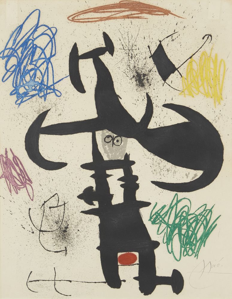 Joan Miró, Le Souffre Douleur [Dupin 539], 1970