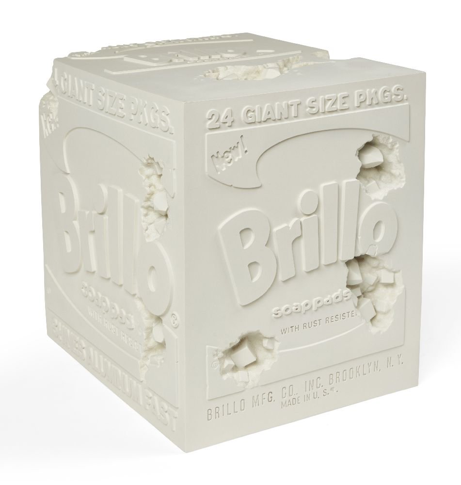Daniel Arsham, Eroded Brillo Box, 2020