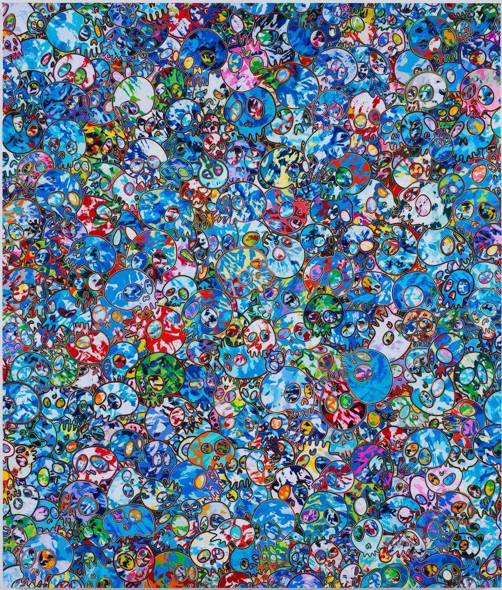 Takashi Murakami, Quiet and Deep Ultramarine, 2020