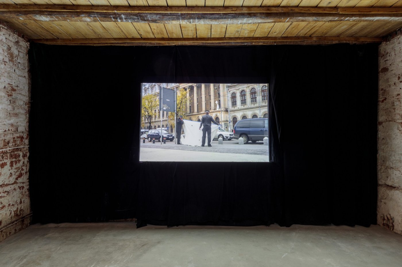 Installation image for The Show That Never Was, at Anca Poterașu Gallery
