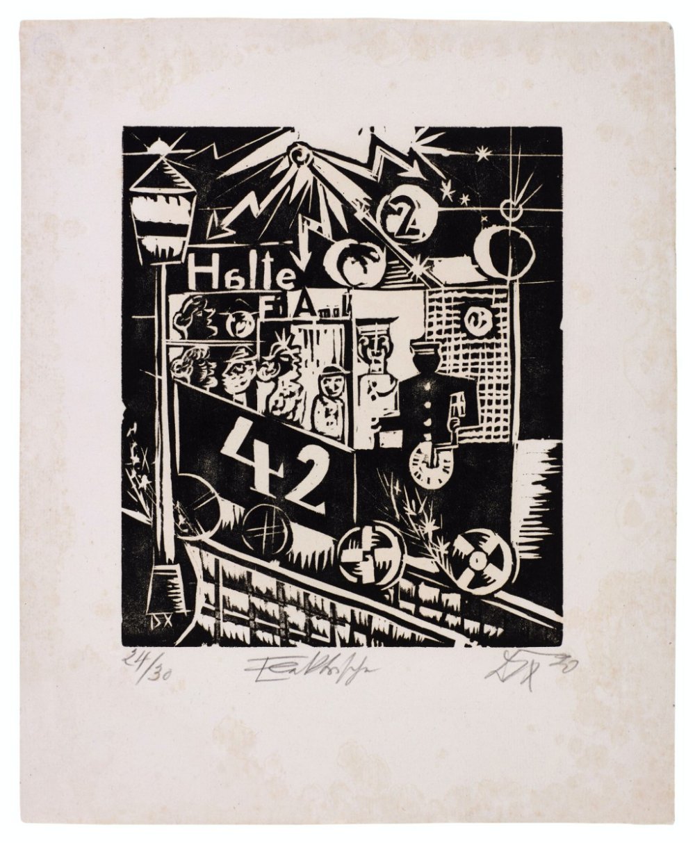 Otto Dix, Neun Holzschnitte (K. 23-31), 1919-21
