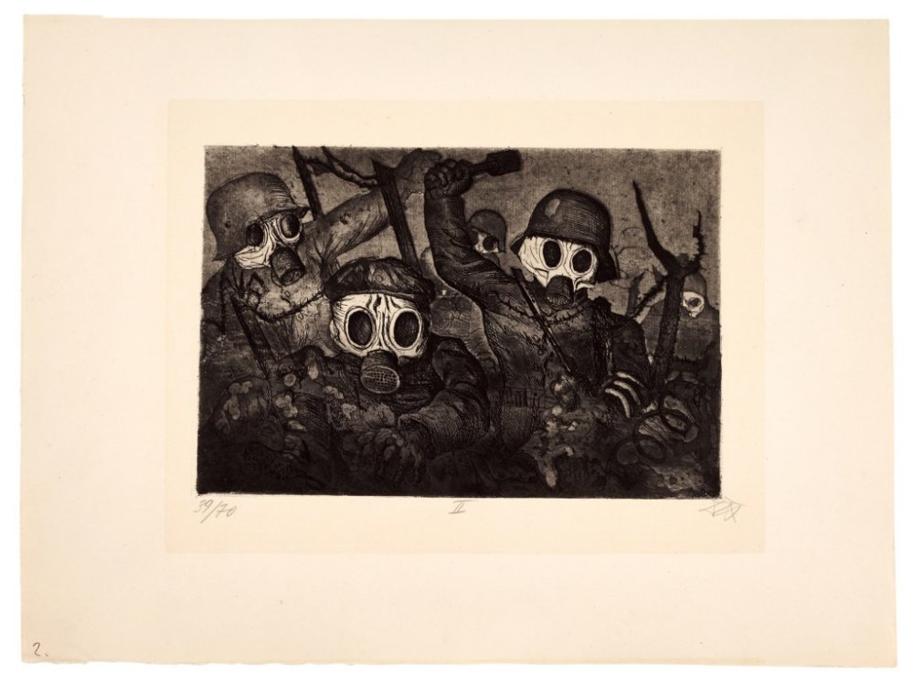 Otto Dix, Der Krieg (K. 70 - 119), 1924