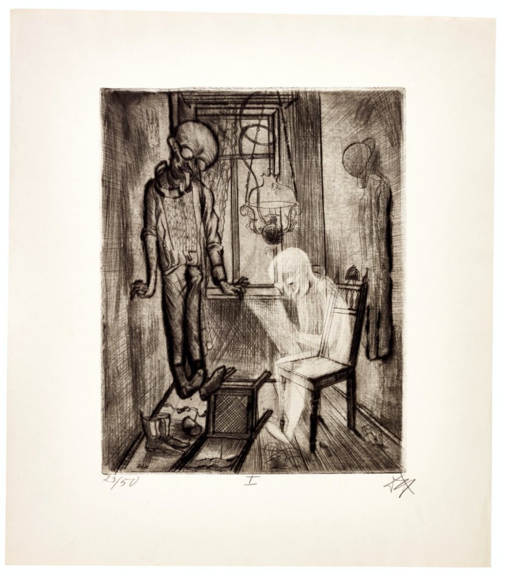 Otto Dix, Tod und Auferstehung (K. 43 - 48), 1922