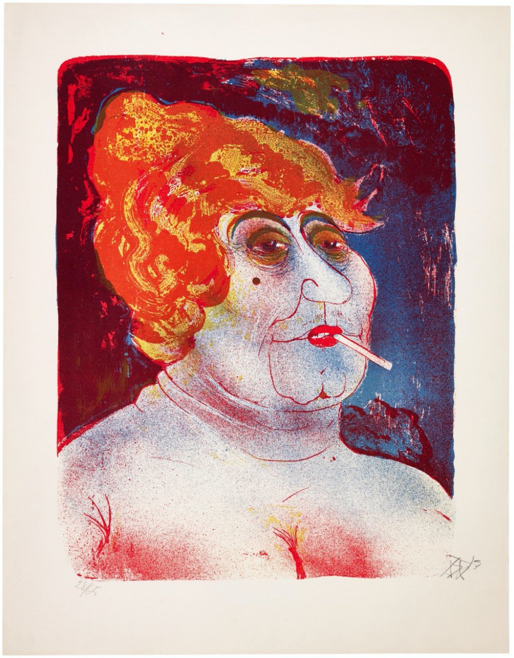 Otto Dix, Kupplerin (K. 69II), 1923