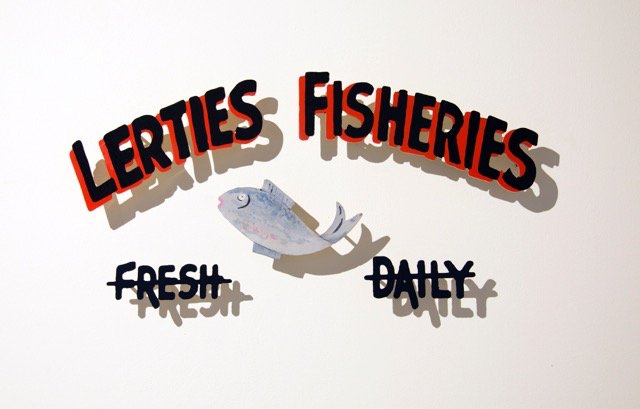 Sue Williamson, Signs of the Lost District: Lerties Fisheries, 2019