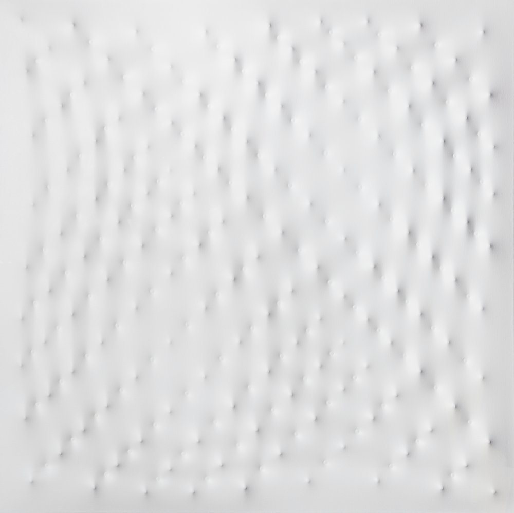 Enrico Castellani, Superficie Bianca, 2008