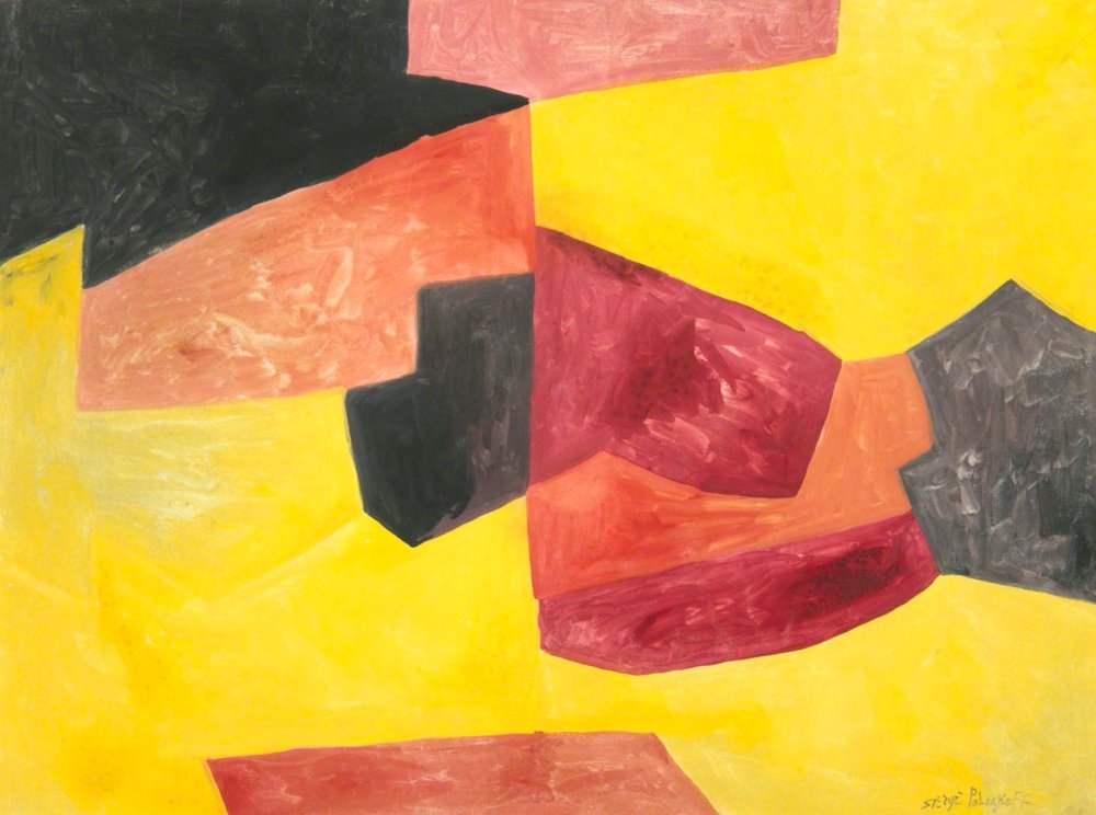 Serge Poliakoff, Composition abstraite, circa 1958