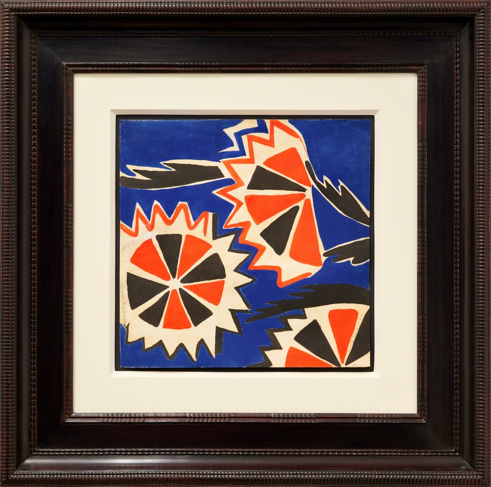 Sonia Delaunay, Projet de tissu, 1926