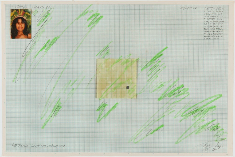 Lygia Pape, Desenho - Espaços Imantados, Registro Cinematográfico (Drawing - Magnetized Spaces, Cinematographic Study), 1980