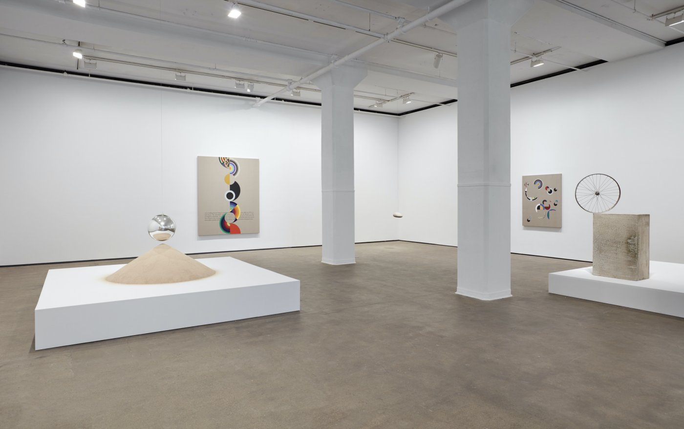Installation image for Jose Dávila in The Circularity of Desire, at Sean Kelly Gallery