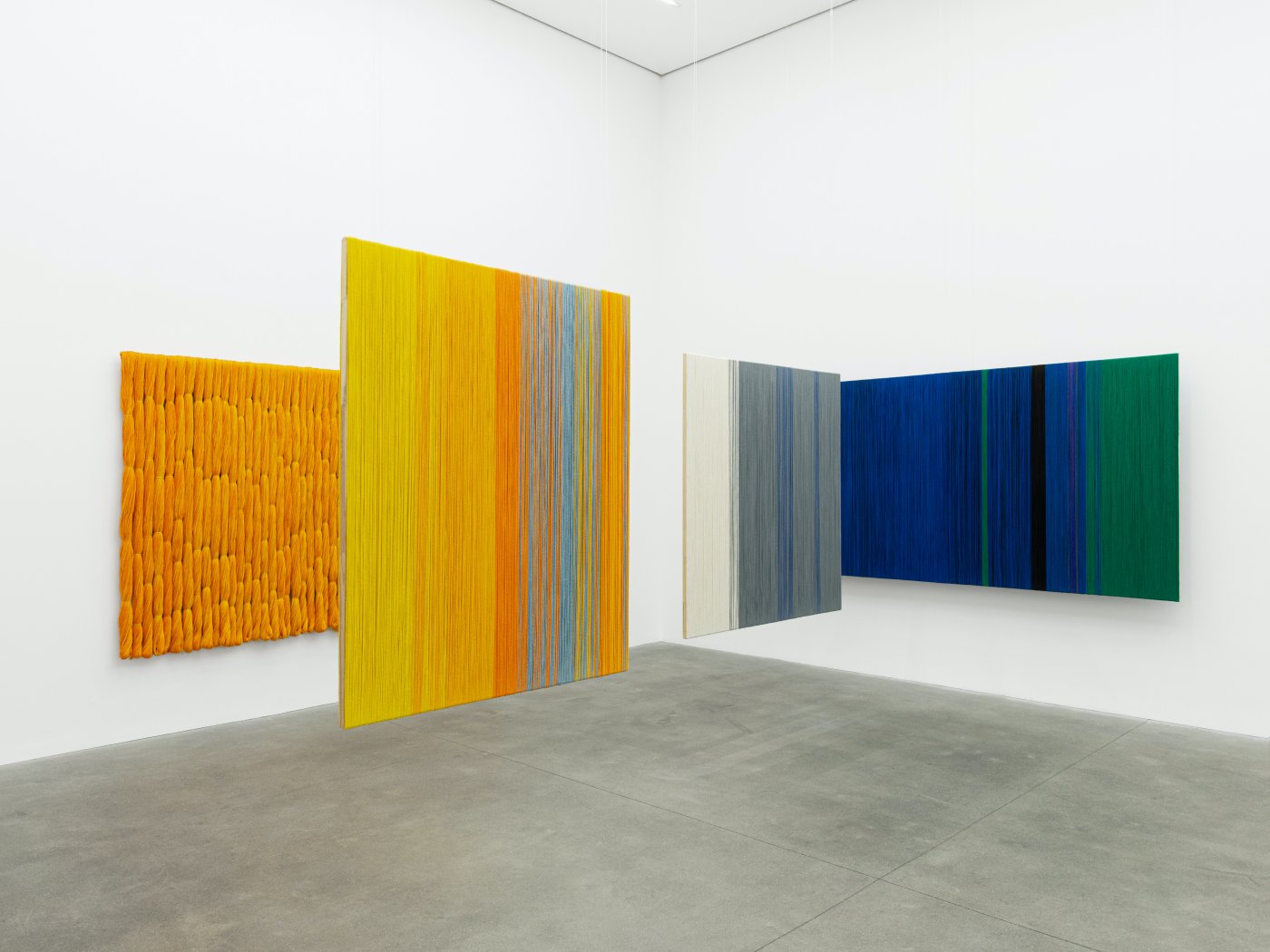 Installation image for Sheila Hicks: Music to My Eyes, at Alison Jacques
