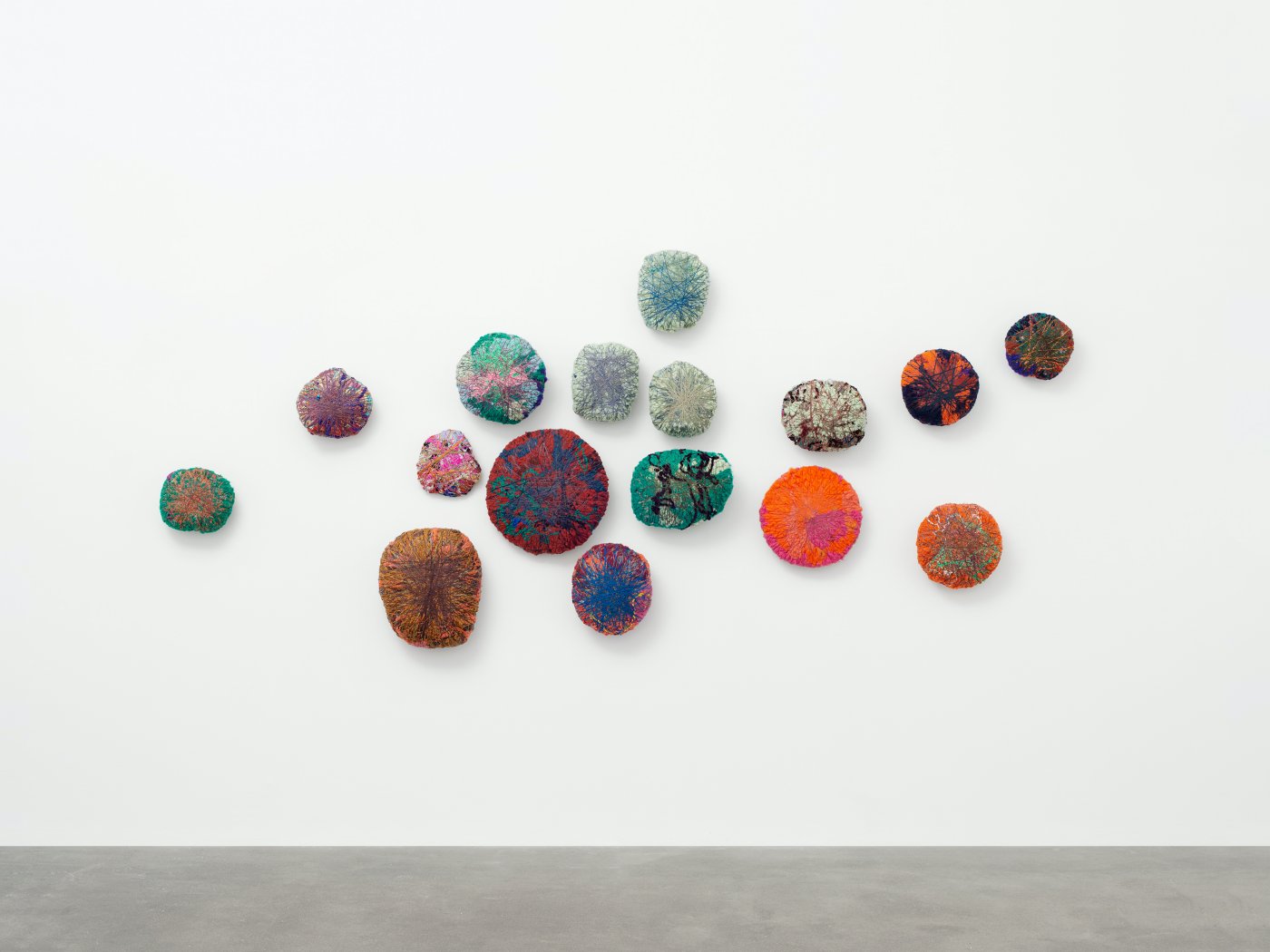 Installation image for Sheila Hicks: Music to My Eyes, at Alison Jacques