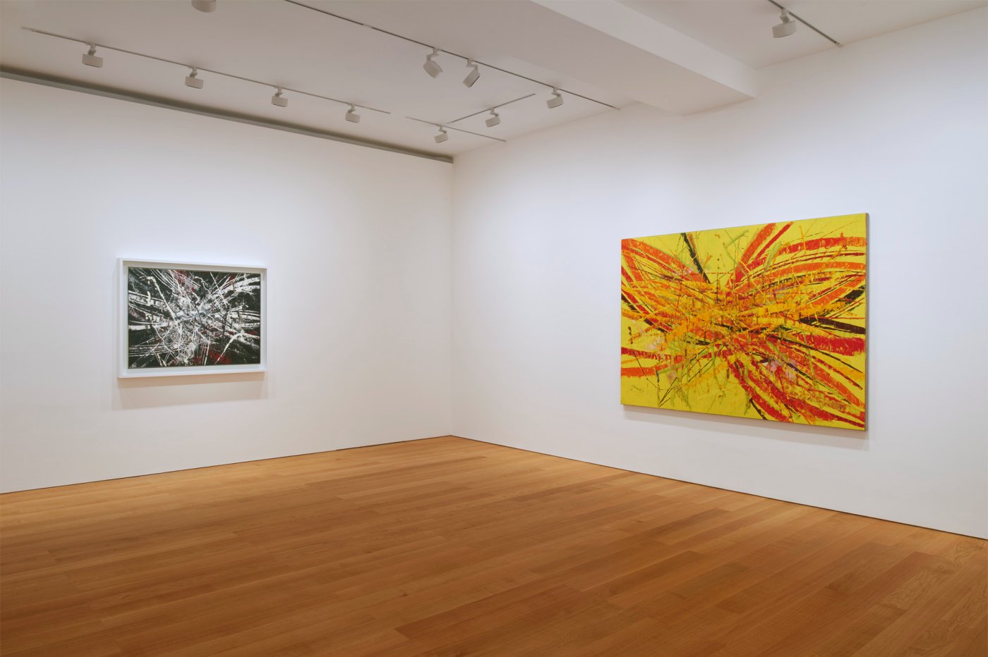 Installation image for Mark Grotjahn: Horizontals, at Gagosian