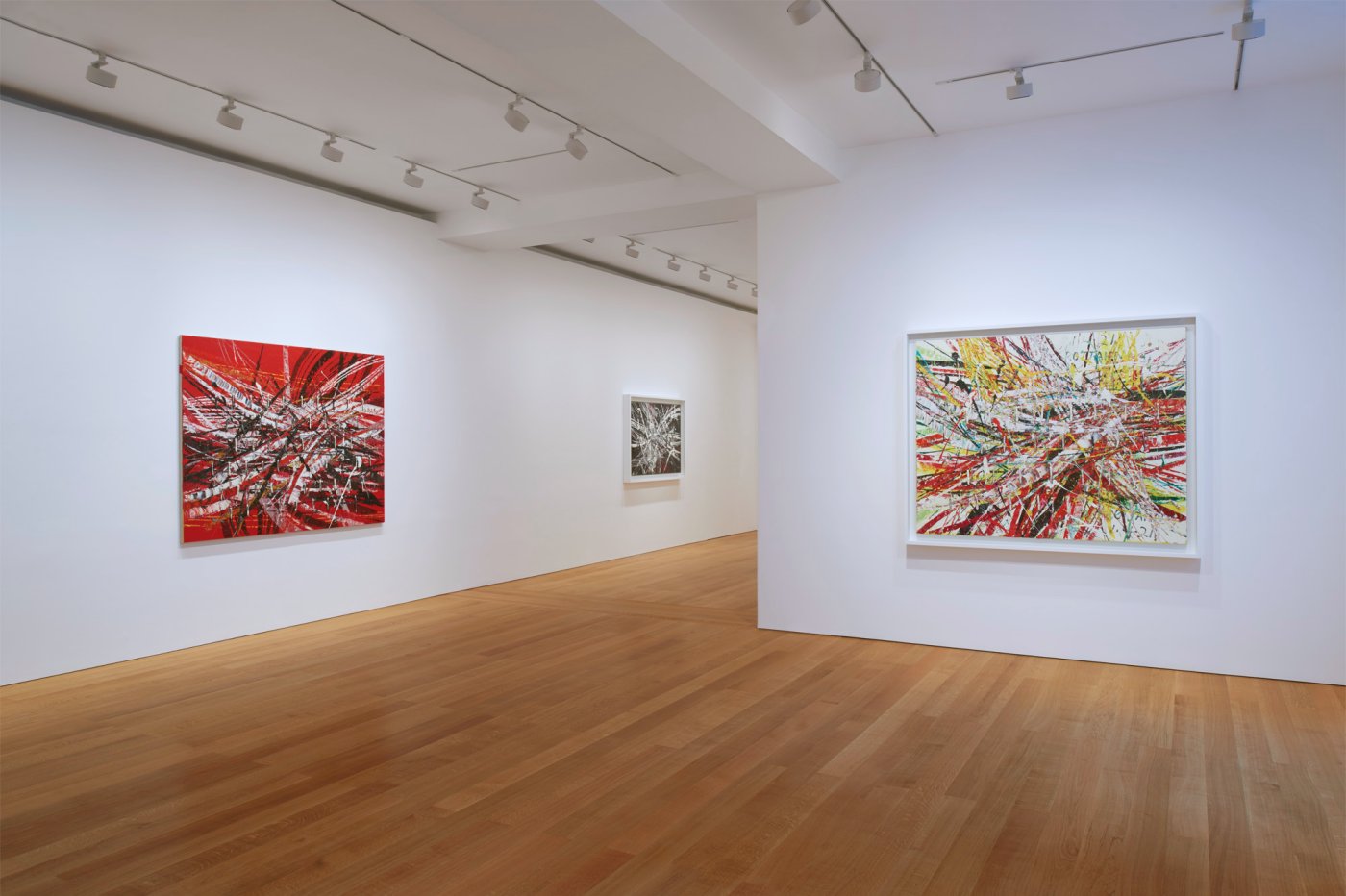 Installation image for Mark Grotjahn: Horizontals, at Gagosian