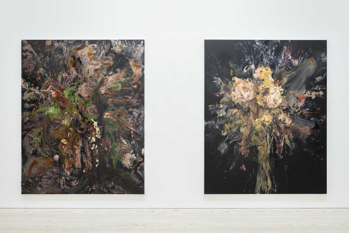 Installation image for Heikki Marila: Miasma II | Still Life After Rachel Ruysch, at Galerie Forsblom