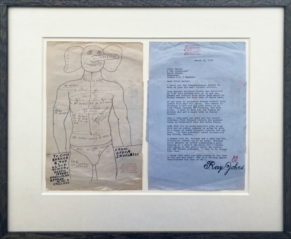 Ray Johnson, Barbar Man, 1970