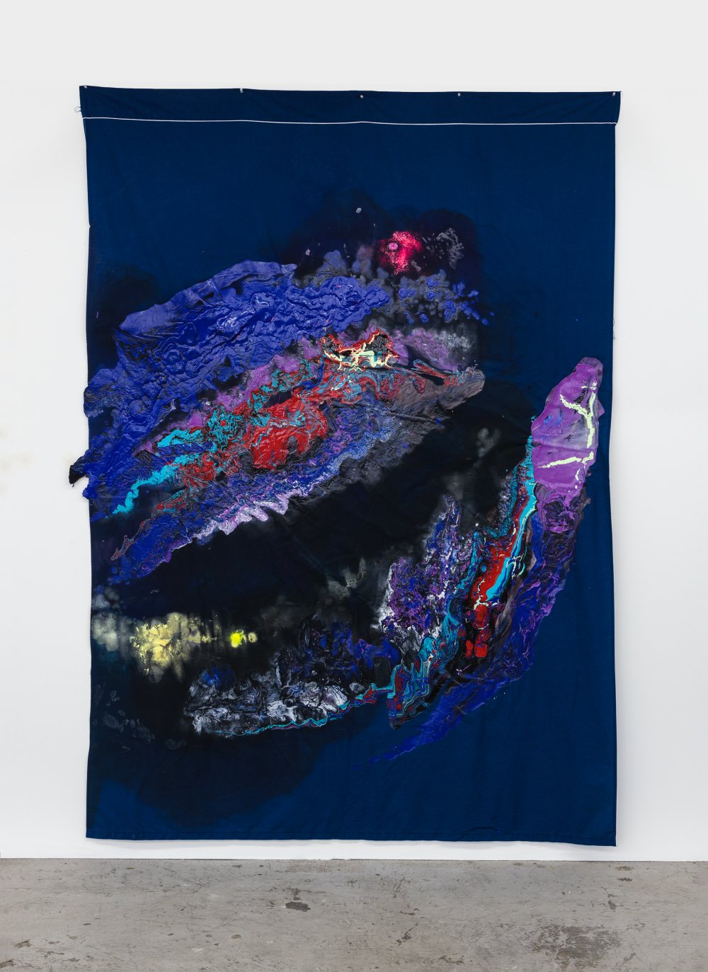 Rodney McMillian, Blue (galaxy within), 2020