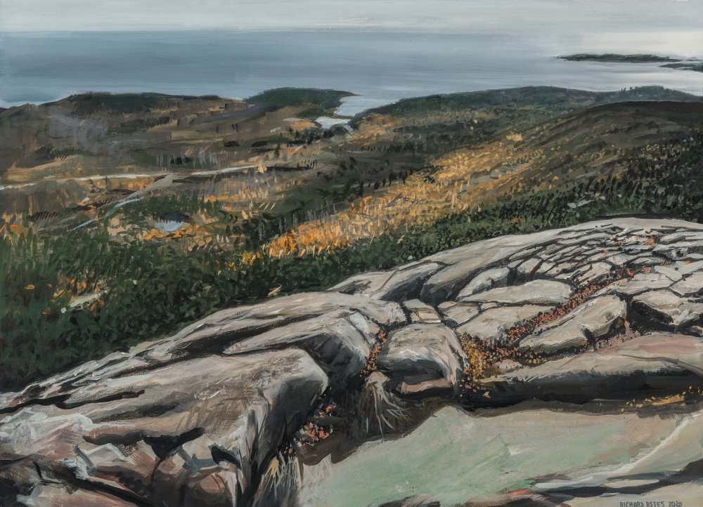 Richard Estes, View from Cadillac Mountain, 2020