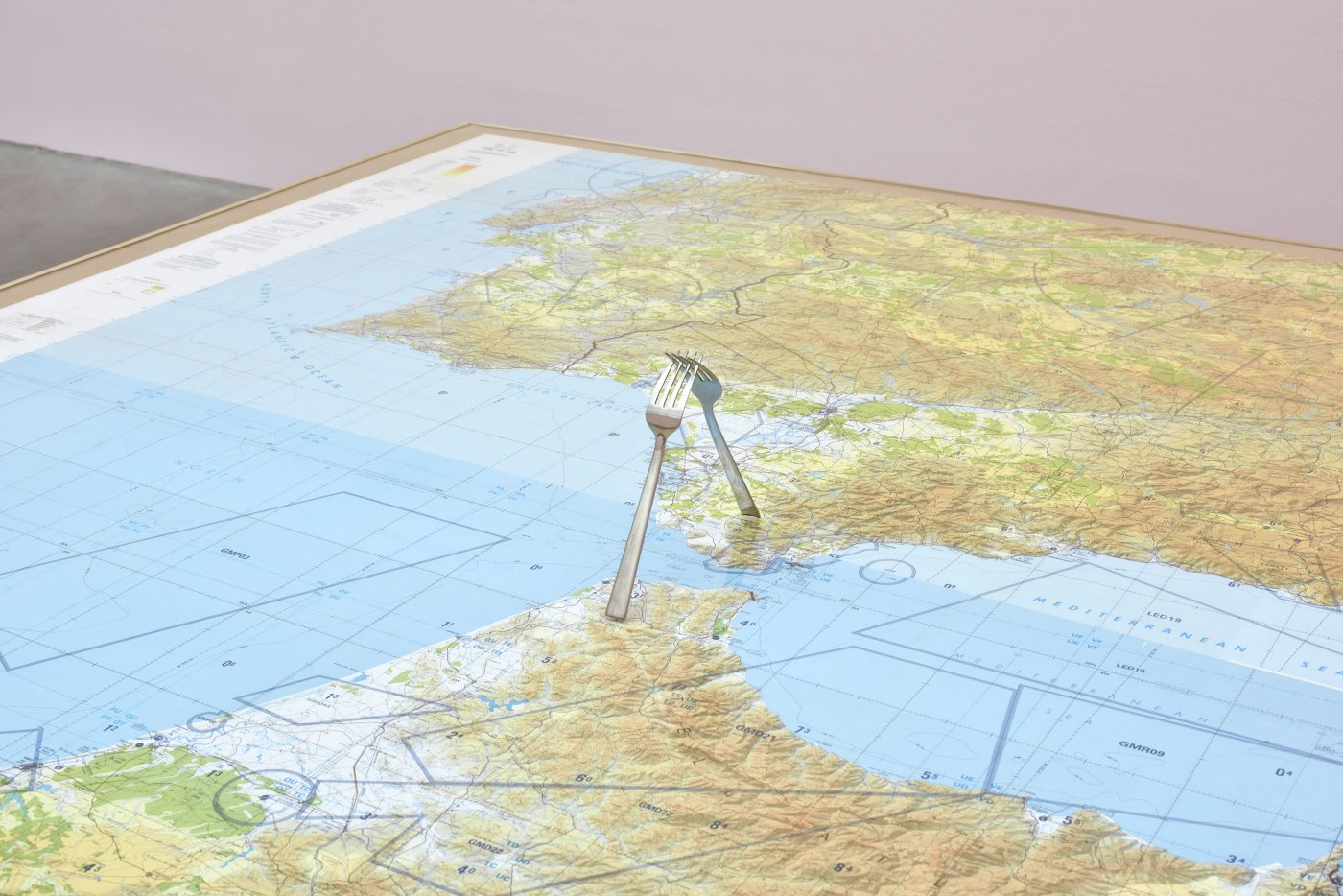 Installation image for Francis Alÿs: Don’t Cross the Bridge Before You Get to the River, at David Zwirner